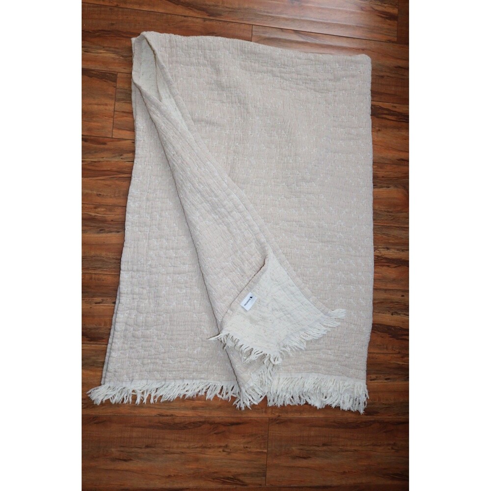 PISCATEXTIL Throw 72” By 48” 100% Cotton